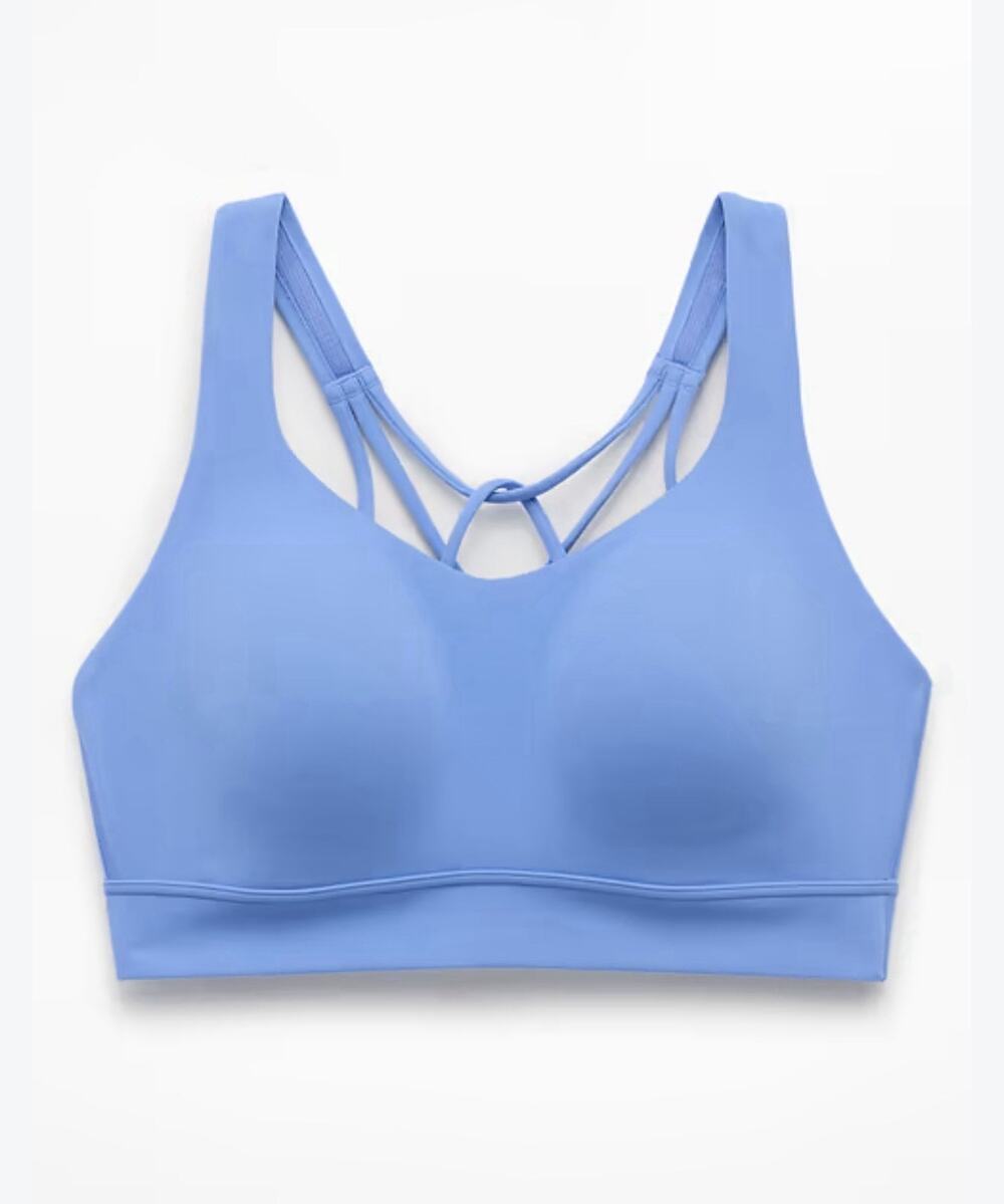 Athleta Blue PERFECT FORM SPORTS BRA Sz Small